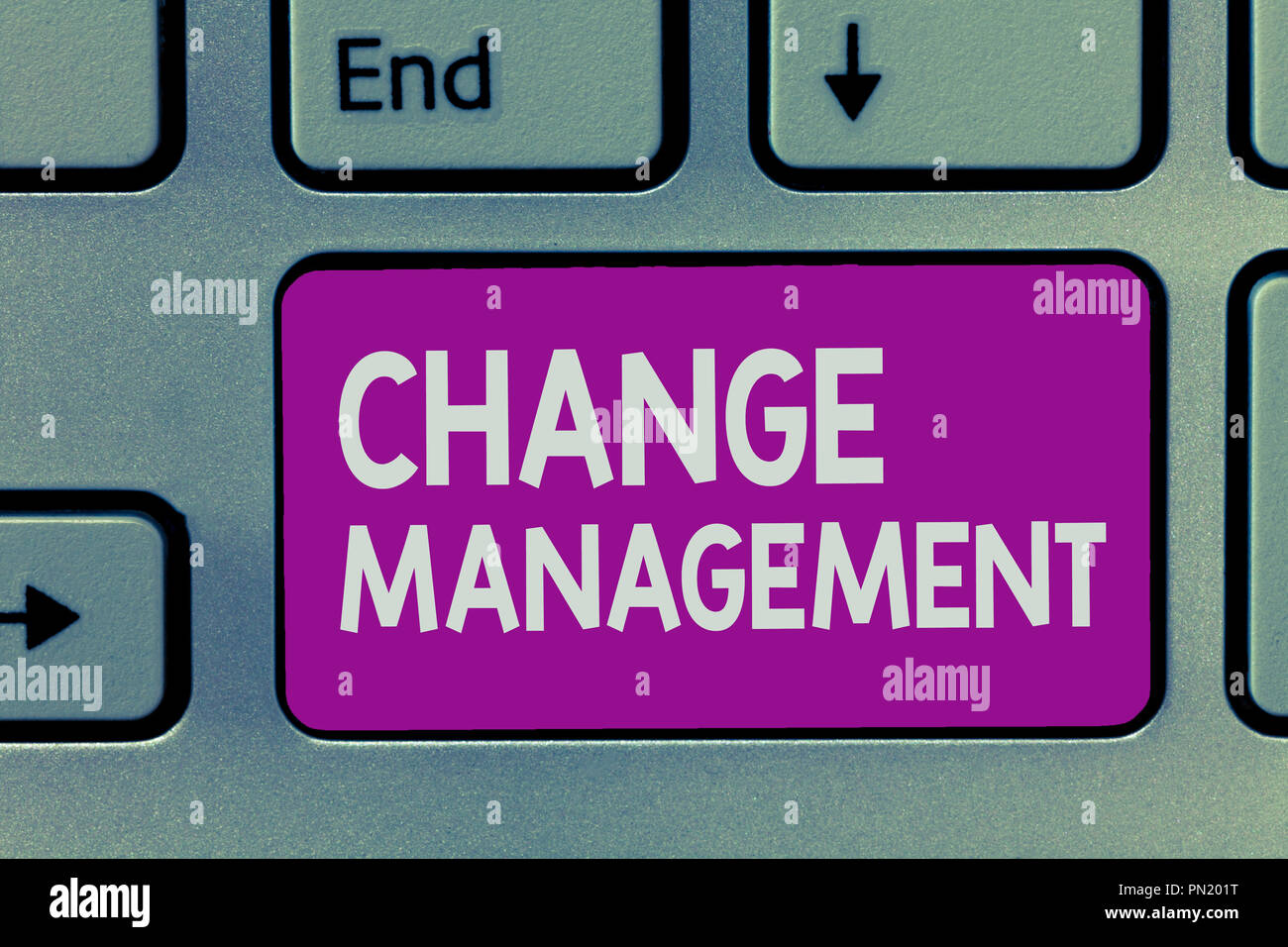 Handwriting text writing Change Management. Concept meaning Replacement ...