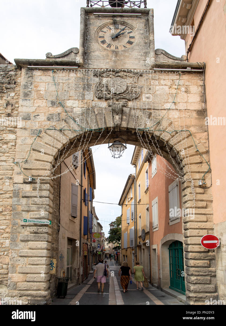 Traditional Architecture Apt Provence France Stock Photo