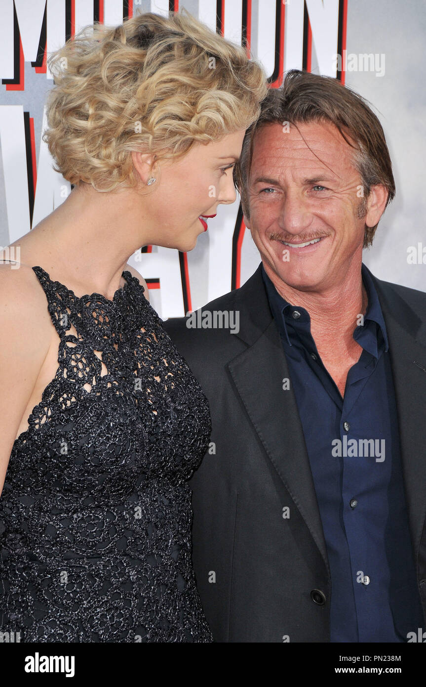 Charlize Theron & Sean Penn at 'A Million Ways To Die In The West' World Premiere held at the Regency Village Theatre in Westwood, CA. The event took place on Thursday, May 15, 2014. Photo by PRPP PRPP / PictureLux  File Reference # 32343 125PRPP01  For Editorial Use Only -  All Rights Reserved Stock Photo