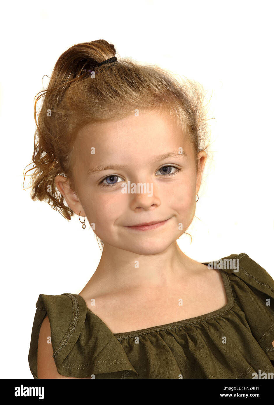 Six Year Old Girl Smiling At Camers Stock Photo Alamy Six Year Old Girl Smiling At Camers Stock Photo Alamy