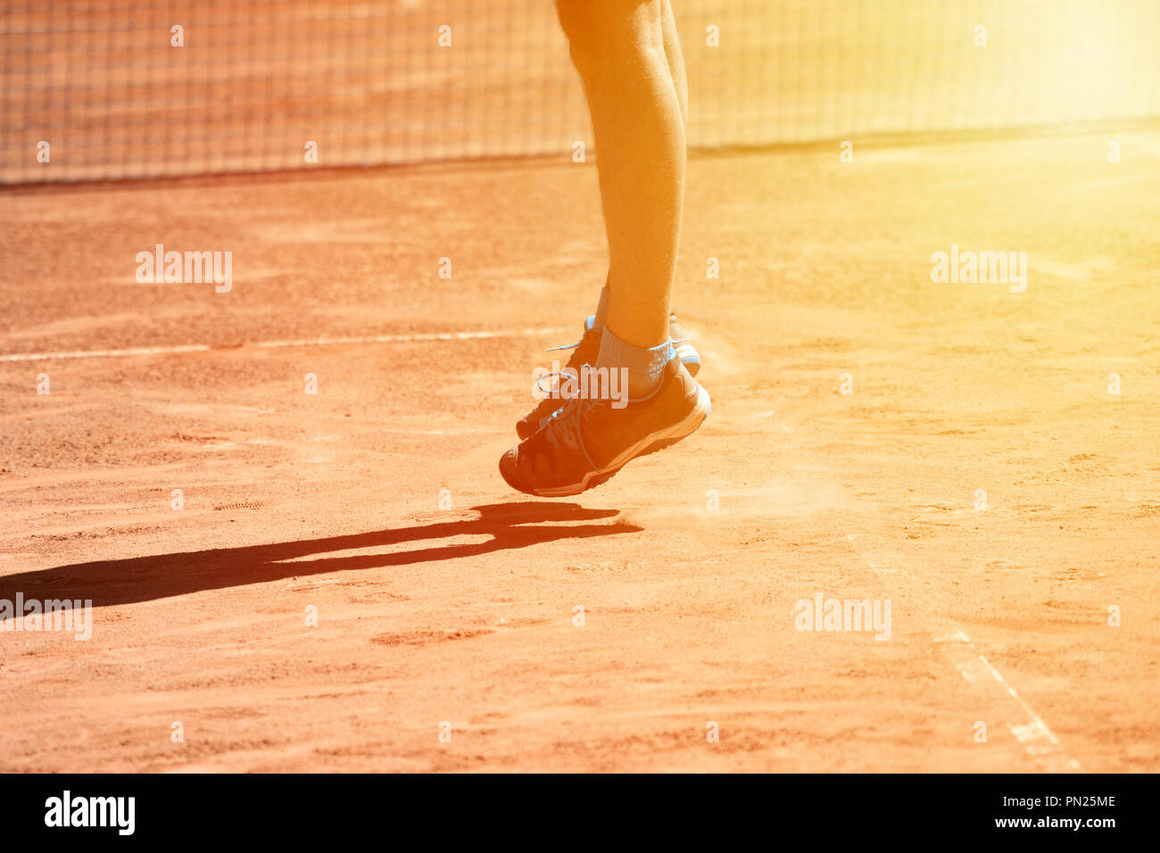 Legs of male tennis player. Close up image Stock Photo Alamy