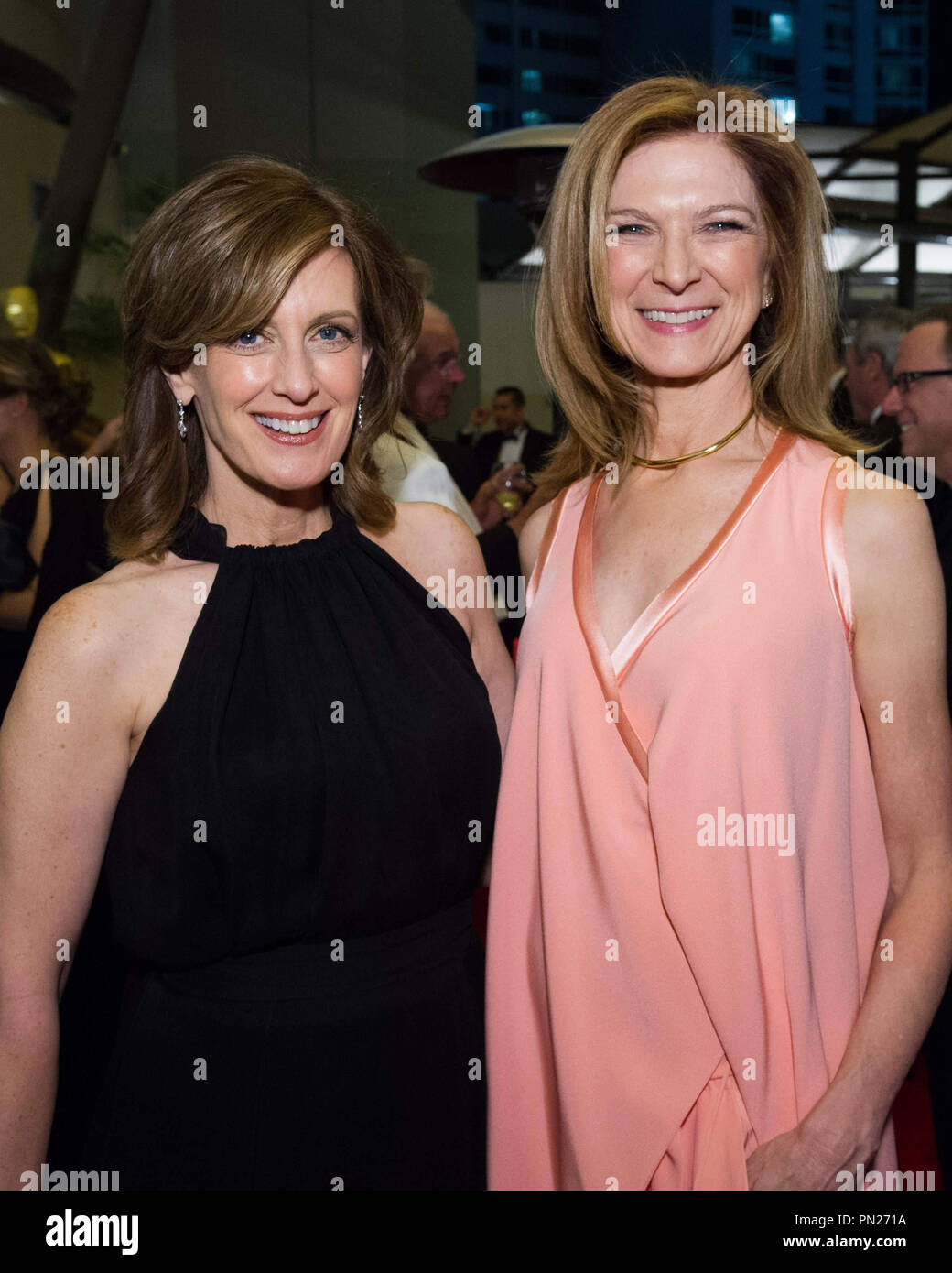 Anne Marie Sweeney (left) and Dawn Hudson attend the 6th Annual Governors Awards in The Ray Dolby Ballroom at Hollywood & Highland Center® in Hollywood, CA, on Saturday, November 8, 2014.  File Reference # 32487 021THA  For Editorial Use Only -  All Rights Reserved Stock Photo
