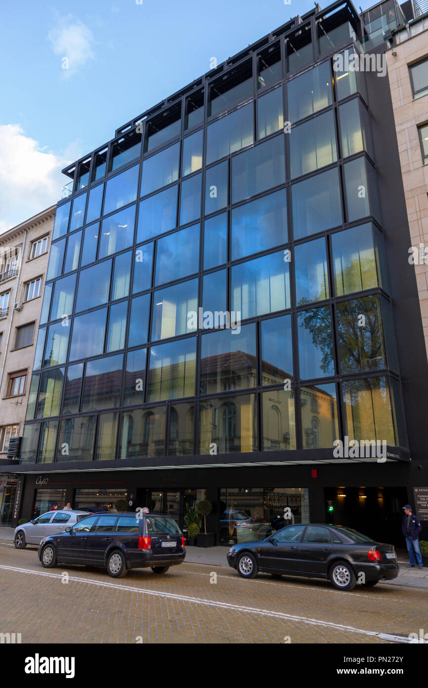 The Sense 5 Star Hotel In Sofia Bulgaria Stock Photo Alamy
