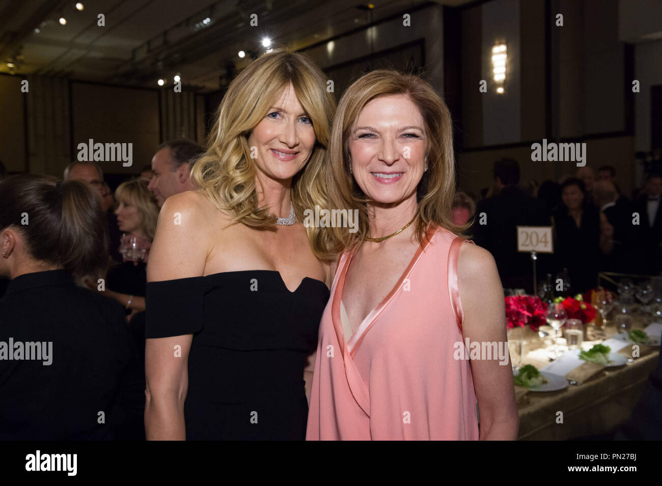 Laura Dern (left) and Academy CEO Dawn Hudson attend the 6th Annual Governors Awards in The Ray Dolby Ballroom at Hollywood & Highland Center® in Hollywood, CA, on Saturday, November 8, 2014.  File Reference # 32487 157THA  For Editorial Use Only -  All Rights Reserved Stock Photo