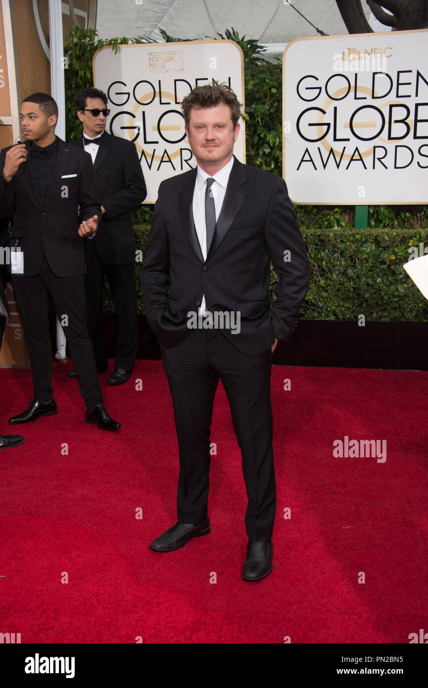 Nominated for BEST TELEVISION SERIES – DRAMA for “HOUSE OF CARDS” (NETFLIX) Beau Willimon attends the 72nd Annual Golden Globe Awards at the Beverly Hilton in Beverly Hills, CA on Sunday, January 11, 2015.  File Reference # 32536 111JRC  For Editorial Use Only -  All Rights Reserved Stock Photo