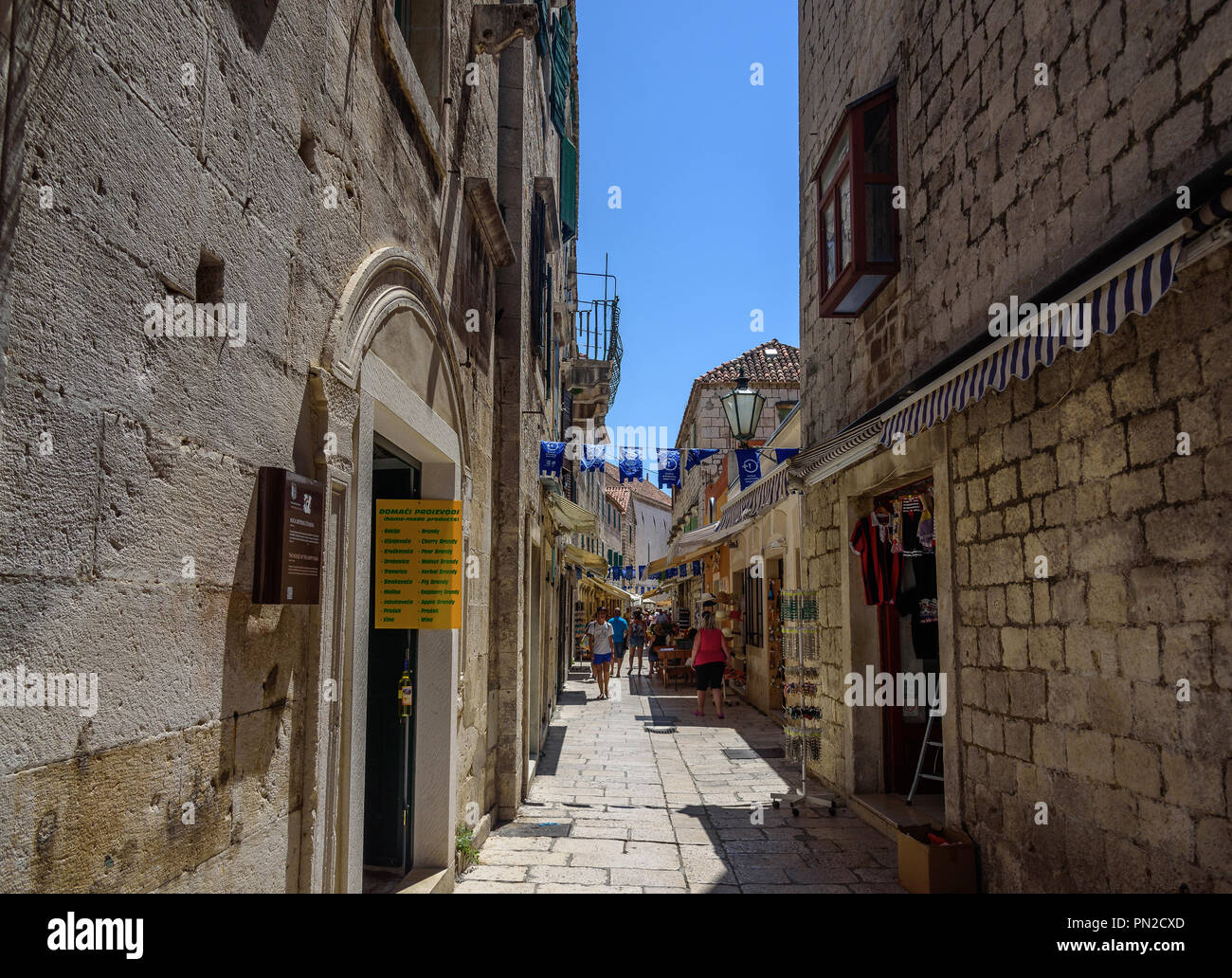 Town Omis in Croatia Stock Photo - Alamy