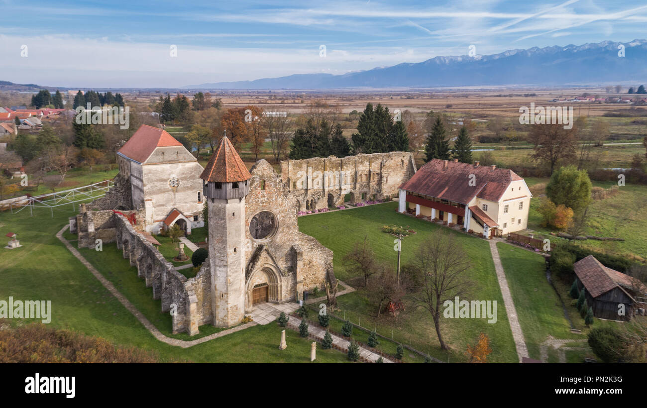 Carta, Romania. The old ruined cistercian abbey from Transylvania Stock Photo Alamy