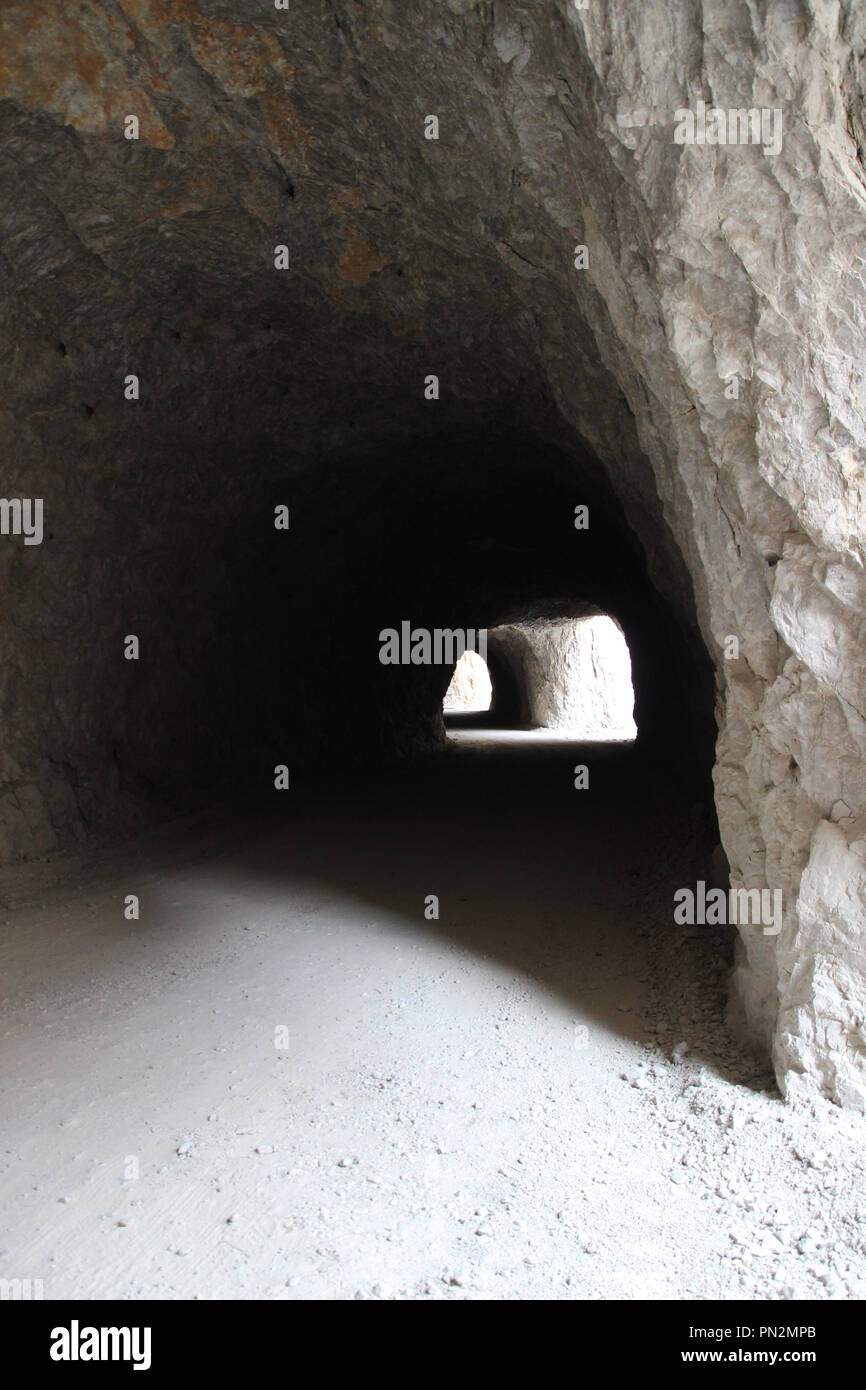 stone road tunnels. TURKEY / KEMALIYE Stock Photo Alamy
