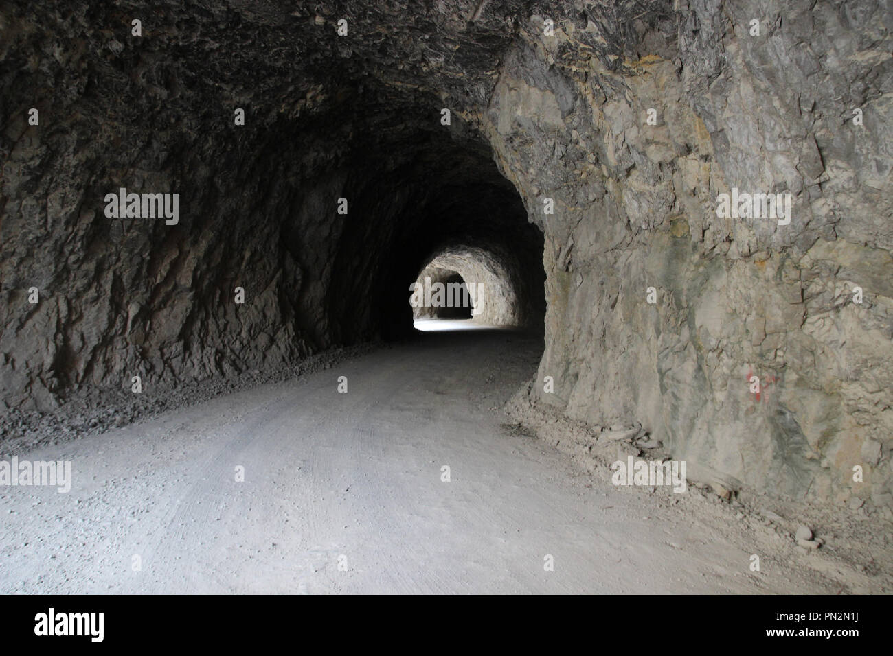 stone road tunnels. TURKEY / KEMALIYE Stock Photo Alamy