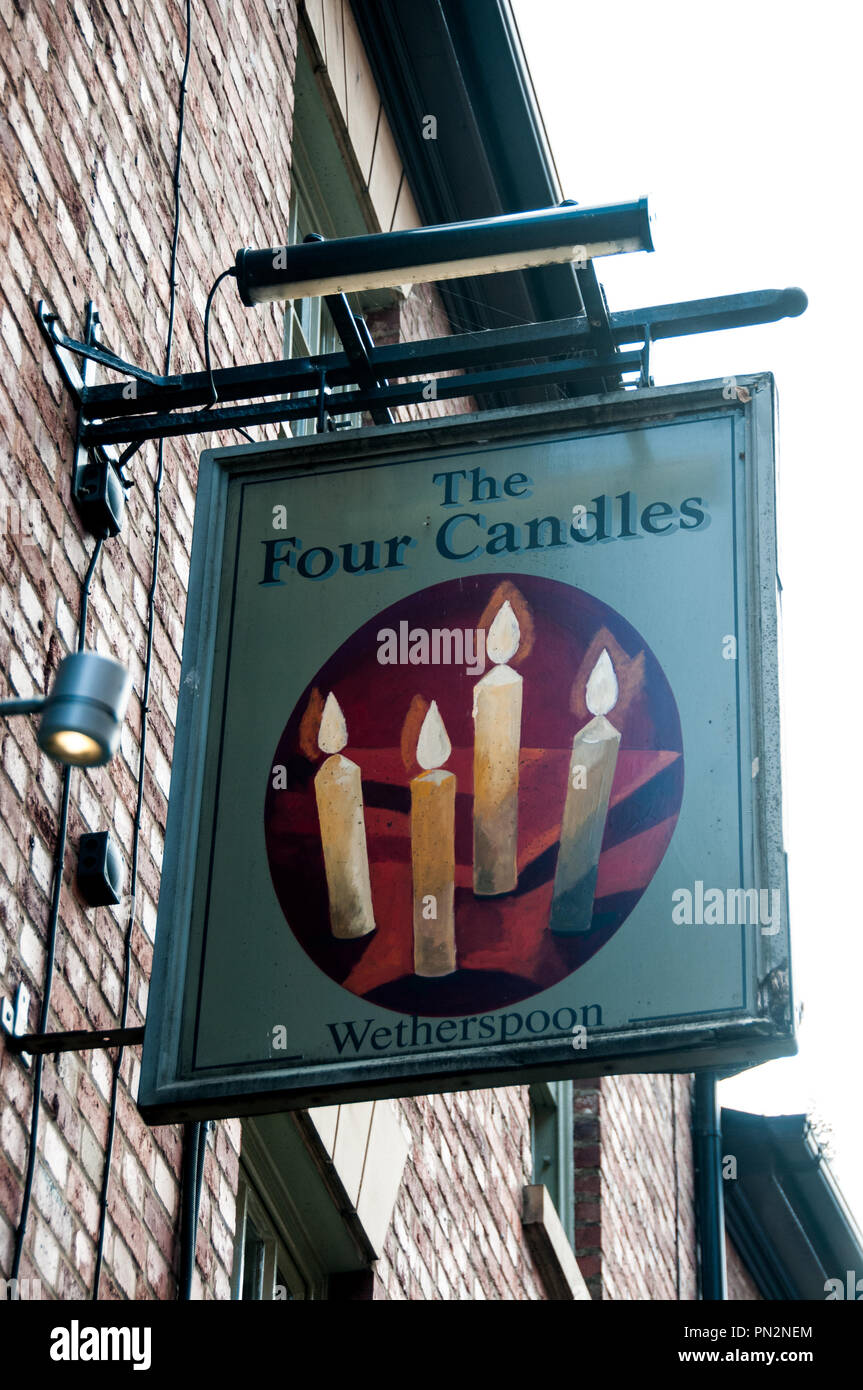 Around the UK - The Four Candles Stock Photo