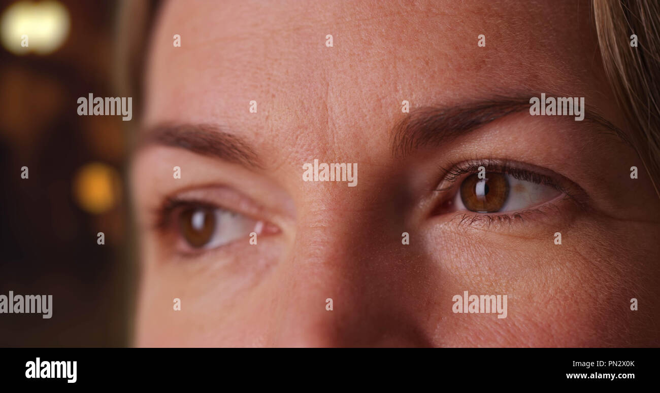 Extreme close up pretty female hi-res stock photography and images - Alamy