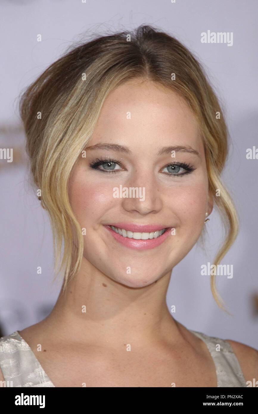 Jennifer Lawrence  11/17/2014 'The Hunger Games: Mockingjay - Part 1' Premiere held at the Nokia Theatre L.A. Live in Los Angeles, CA Photo by Kazuki Hirata / HNW / PictureLux Stock Photo