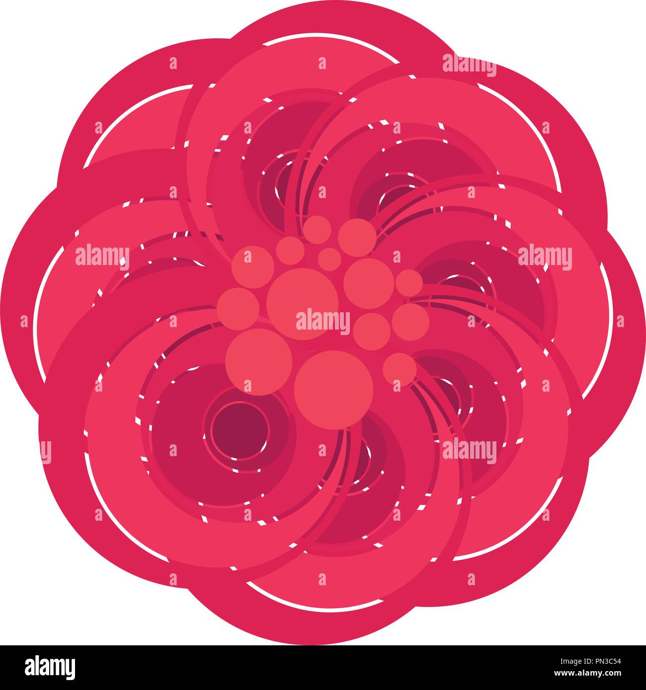 Isolated abstract flower icon Stock Vector Image & Art - Alamy
