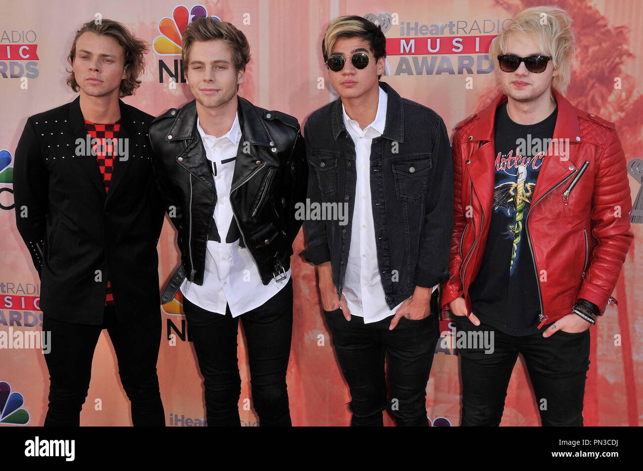 5 Seconds Of Summer at the 2015 iHeartRadio Music Awards held at The ...