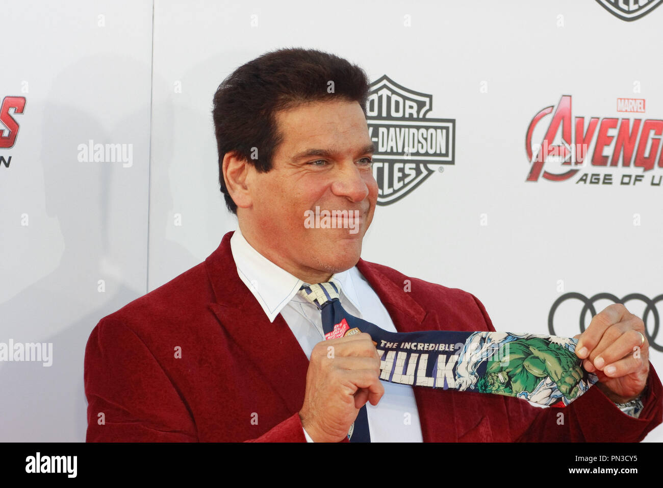 Lou Ferrigno at the World Premiere of Marvel's "Avengers: Age of Ultron ...