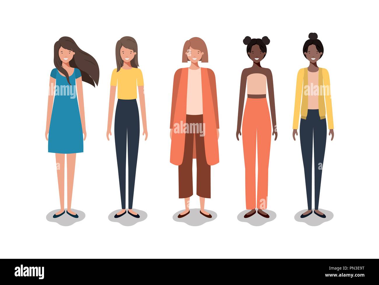 group of business woman Stock Vector Image & Art - Alamy