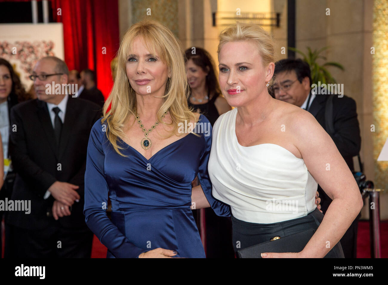 Rosanna Arquette And Patricia Arquette Oscar Nominee For Best Actress In A Supporting Role For Work On Boyhood Arrives For The Live Abc Telecast Of The 87th Oscars At The Dolby Theatre