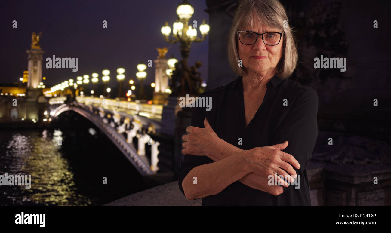 Stern mature woman hi-res stock photography and images - Alamy