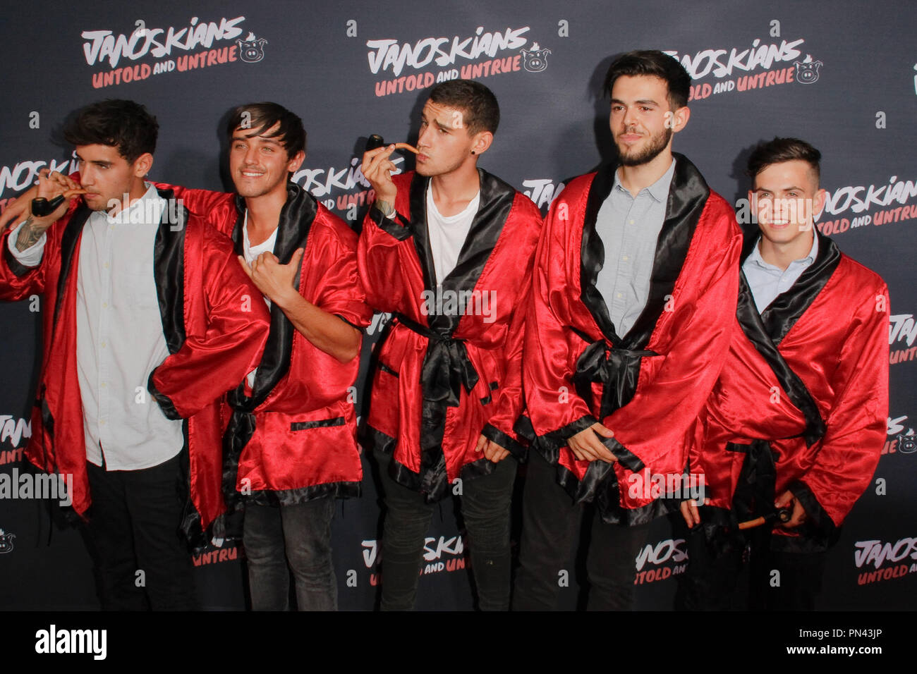 The Janoskians (Jai Brooks, Beau Brooks, Luke Brooks, James Yammouni