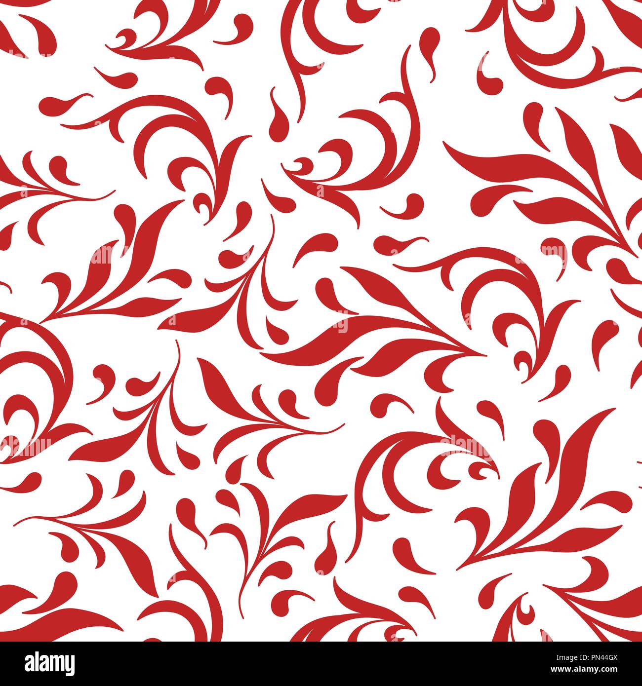 Colorful Floral Background Seamless Pattern. Vector Stock Vector Image ...