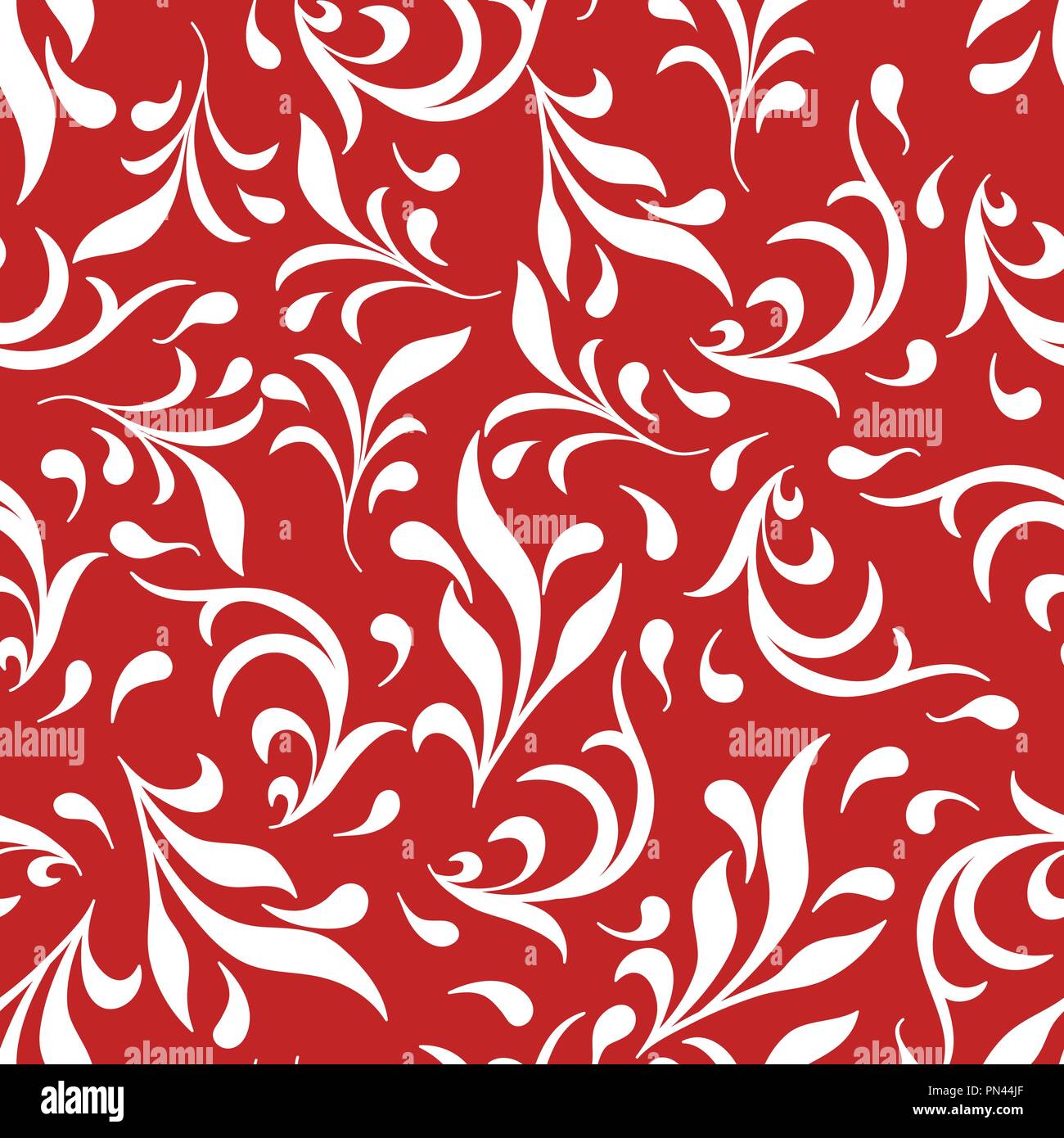 Colorful Floral Background Seamless Pattern. Vector Stock Vector Image ...