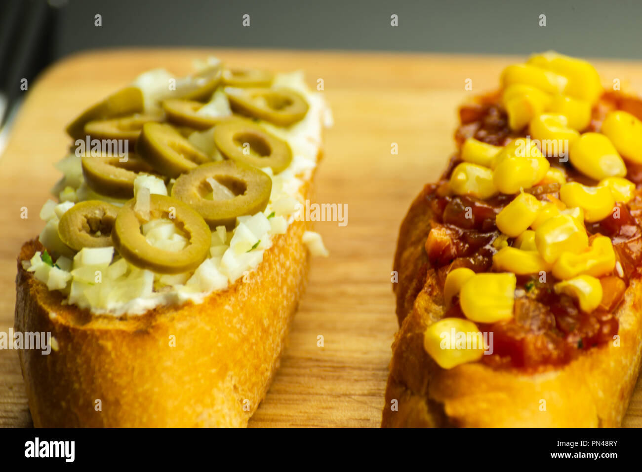 traditional spanish tapas for lunch table, mini sandwiches food set