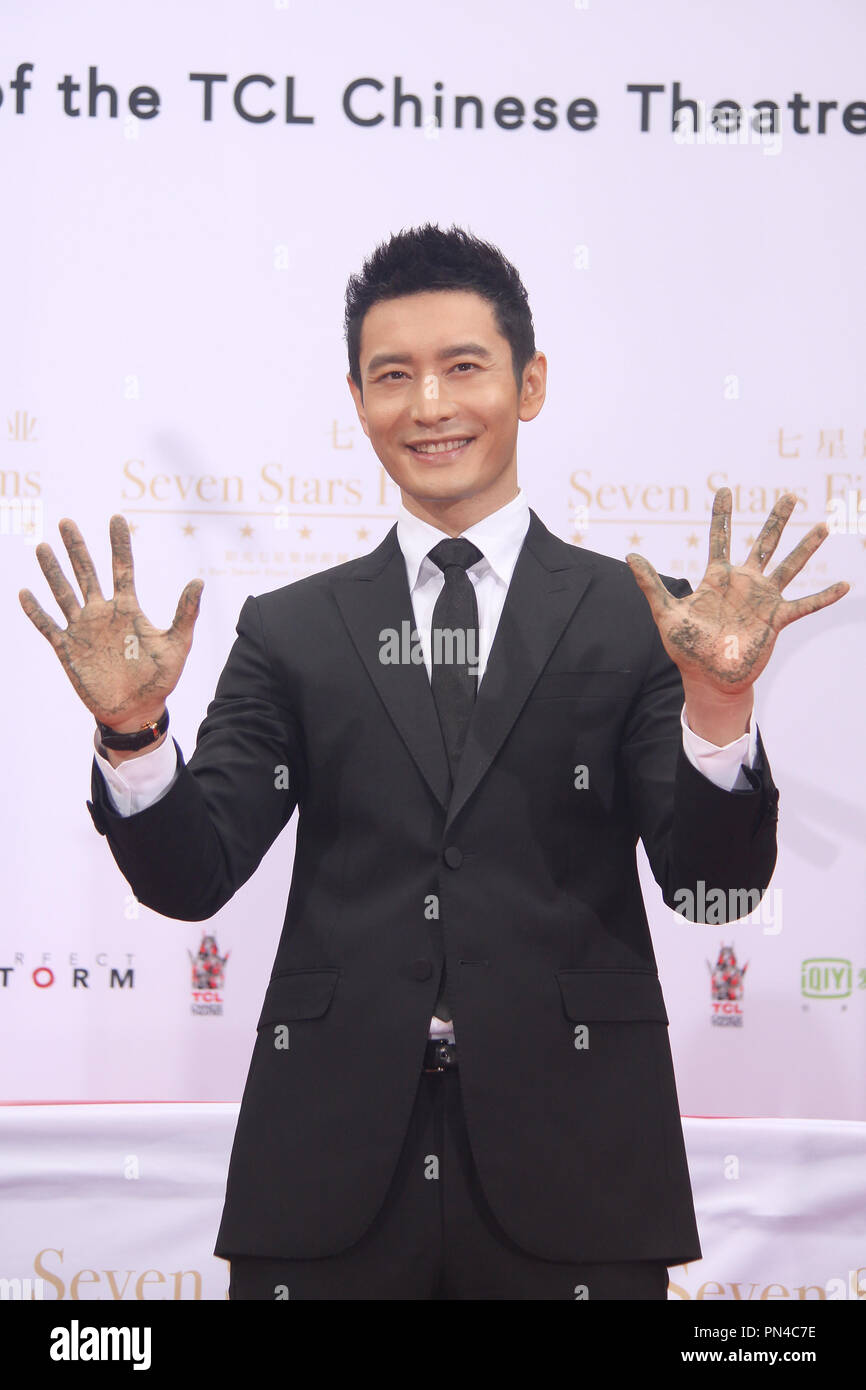 Huang Xiaoming  06/03/2015 88th Birthday Commemoration Of TCL Chinese Theater IMAX held at the TCL Chinese Theatre in Hollywood, CA Photo by Kazuki Hirata / HNW / PictureLux Stock Photo