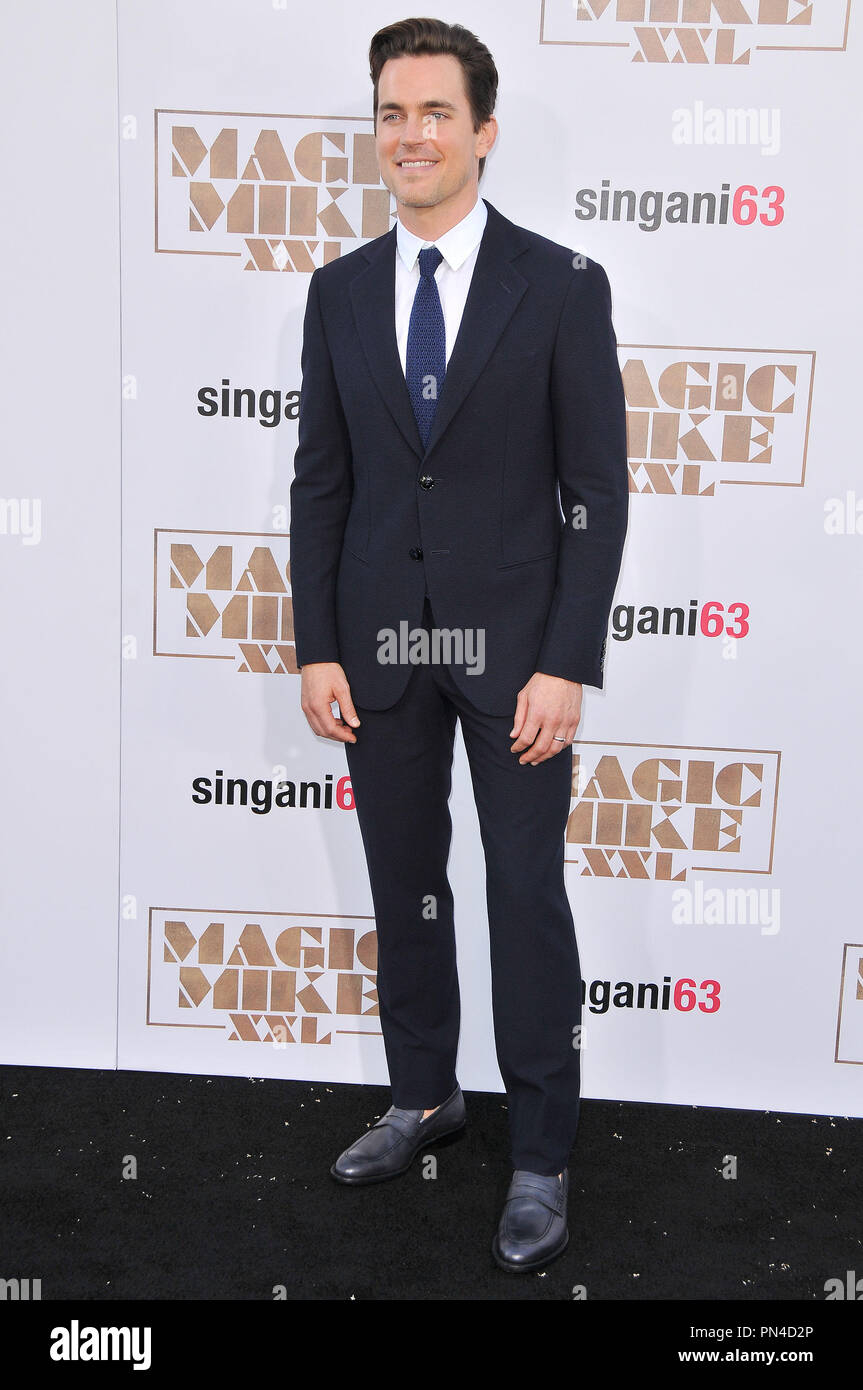 Matt Bomer at the 'Magic Mike XXL' Los Angeles Premiere held at the TCL Chinese Theatre in Hollywood, CA. The event took place on Thursday, June 25, 2015. Photo by PRPP PRPP / PictureLux  File Reference # 32649 168PRPP01  For Editorial Use Only -  All Rights Reserved Stock Photo