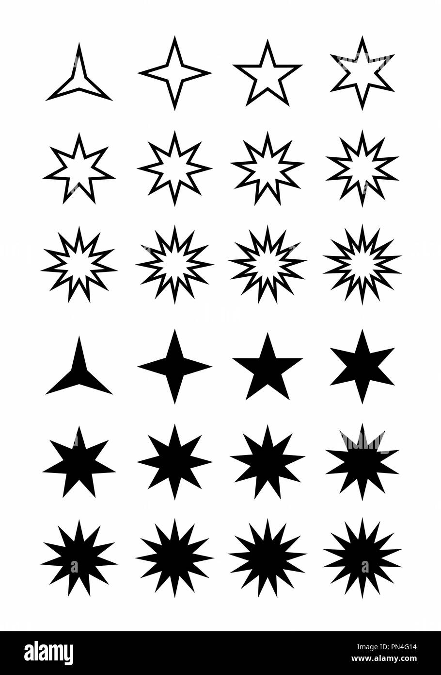 Set Of Stars Stock Vector Image Art Alamy set-of-stars-stock-vector-image-art-alamy