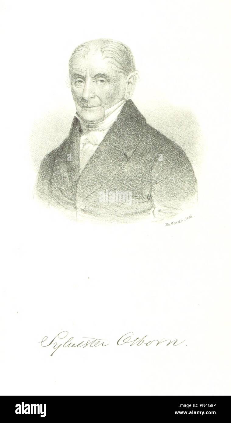 Image  from page 38 of 'Account of the Centennial Celebration in Danvers, June 16, 1852, together with the proceedings of the town in relation to the donation of George Peabody, etc. [With plates, including portraits.]' by Th0085. Stock Photo