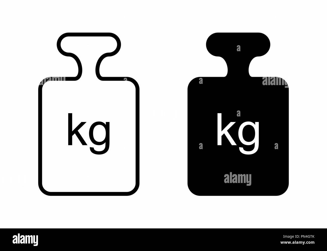 1kg weight Stock Vector Images - Alamy