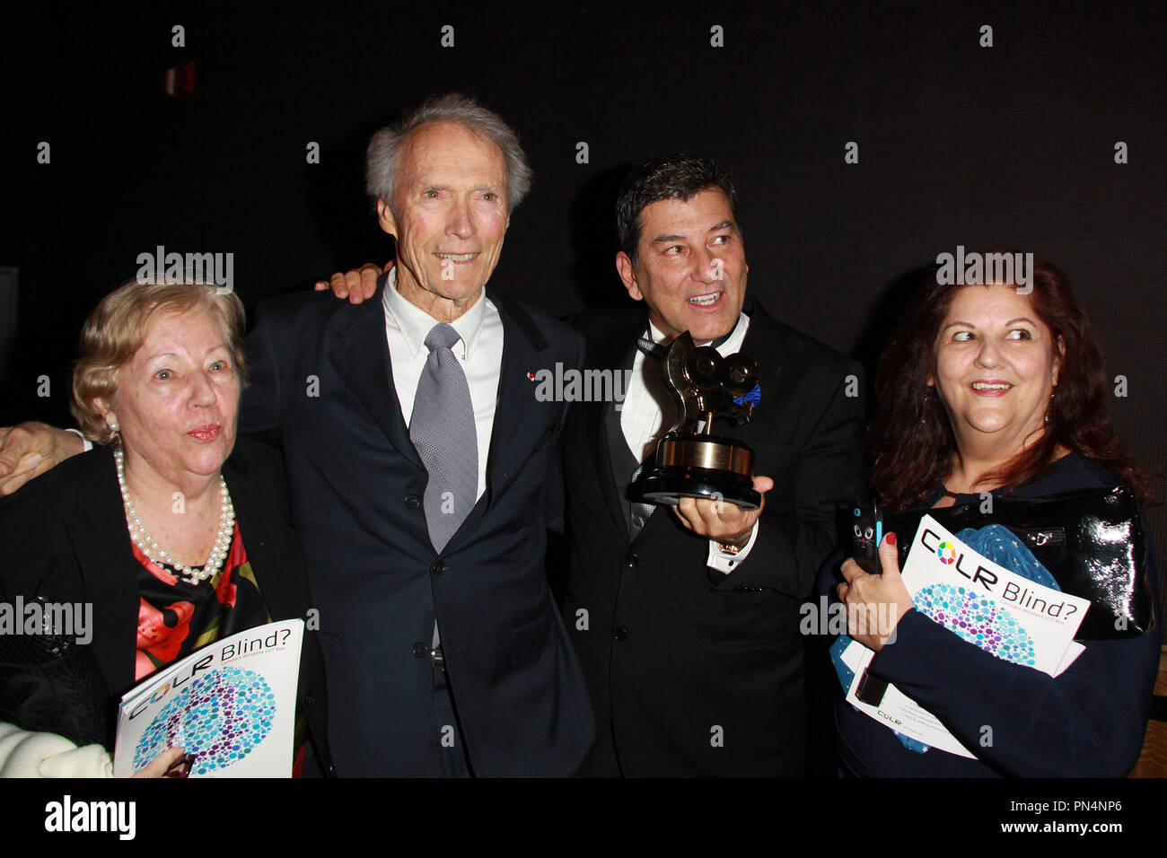 Clint Eastwood, Stephen Campanelli  02/06/2016 2016 Society Of Camera Operators Lifetime Achievement Awards held at the Paramount Theater in Hollywood, CA Photo by Kazuki Hirata / HNW / PictureLux Stock Photo