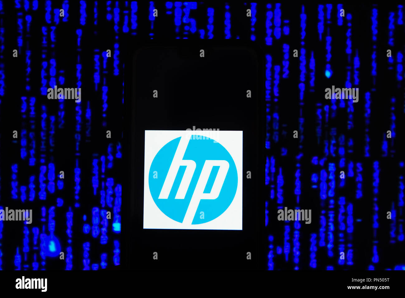 Hp logo hi-res stock photography and images - Alamy