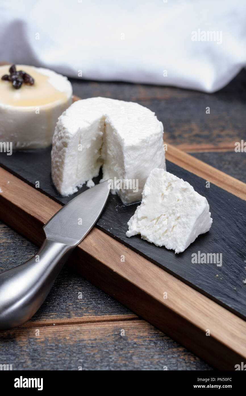 French Soft Cheeses Variety Of Different Taste Goat Milk Natural