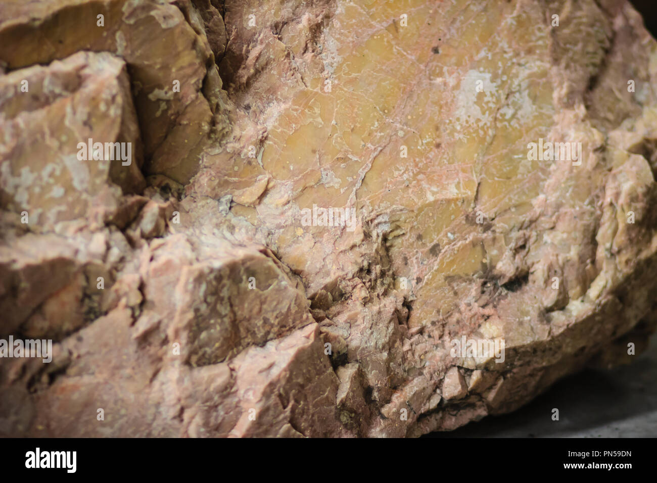 Dolomite rock specimen from mining and quarrying industries. Dolomite