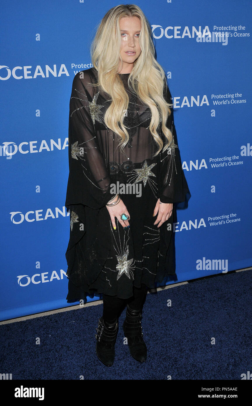 Ke$ha at 'A Concert For Our Oceans' Event held at the Wallis Annenberg Center for the Performing Arts in Beverly Hills, CA on Monday, September 28, 2015. Photo by PRPP PRPP / PictureLux  File Reference # 32731 023PRPP01  For Editorial Use Only -  All Rights Reserved Stock Photo