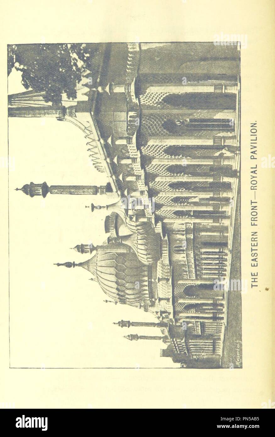 Image  from page 182 of '[The Brighton Pavilion and its royal associations. To which is added a Guide to that portion of the edifice open to the public. [With plates.]]' . Stock Photo
