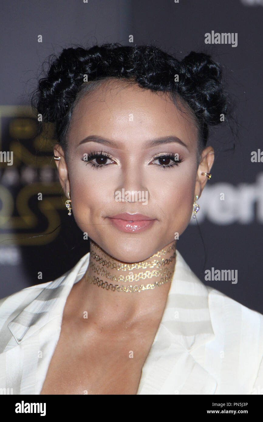 Karrueche Tran  12/14/2015 'Star Wars The Force Awakens' Premiere held at the Dolby Theatre in Hollywood, CA Photo by Kazuki Hirata / HNW / PictureLux Stock Photo