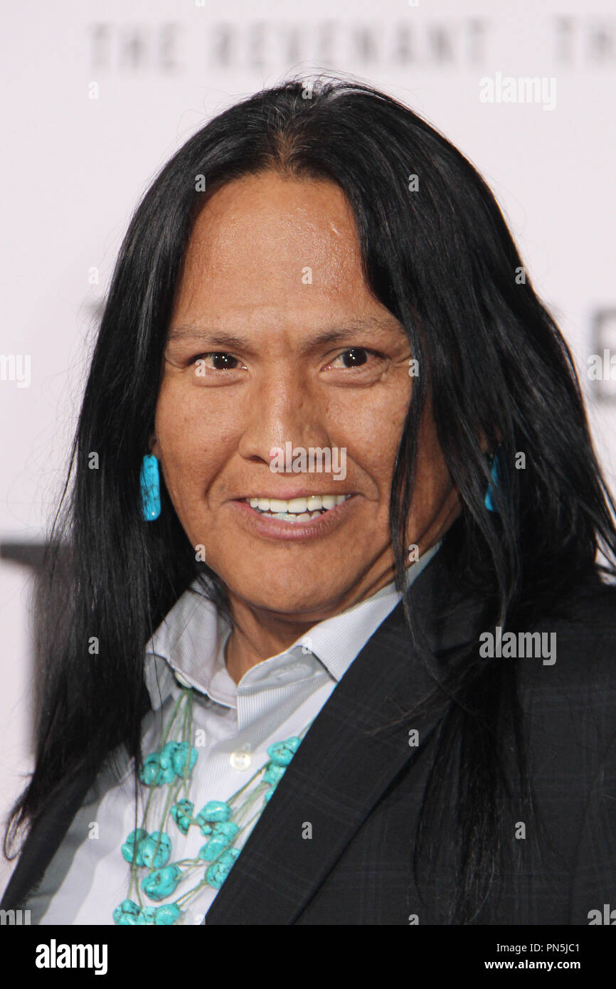 Arthur Redcloud  12/16/2015 'The Revenant' Premiere held at the TCL Chinese Theatre in Hollywood, CA Photo by Kazuki Hirata / HNW / PictureLux Stock Photo