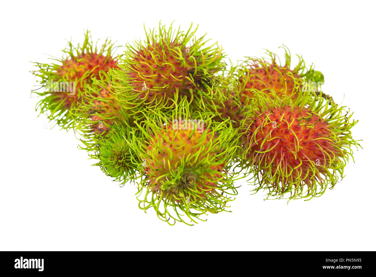 Rambutan isolated on white background Stock Photo - Alamy