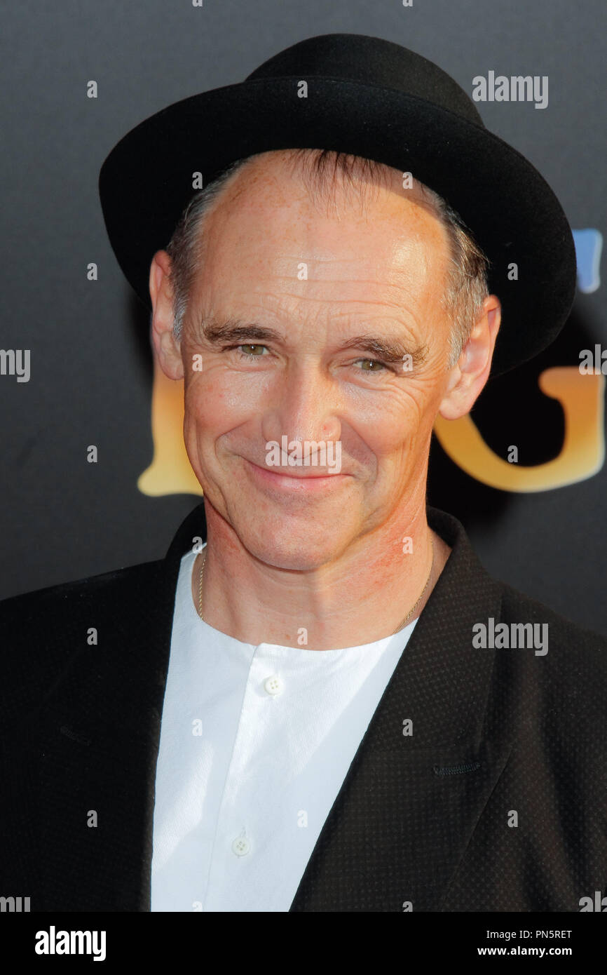 Mark Rylance at the U.S. Premiere of Disney's 
