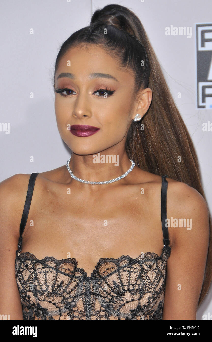 Ariana Grande At The 2016 American Music Awards Held At The