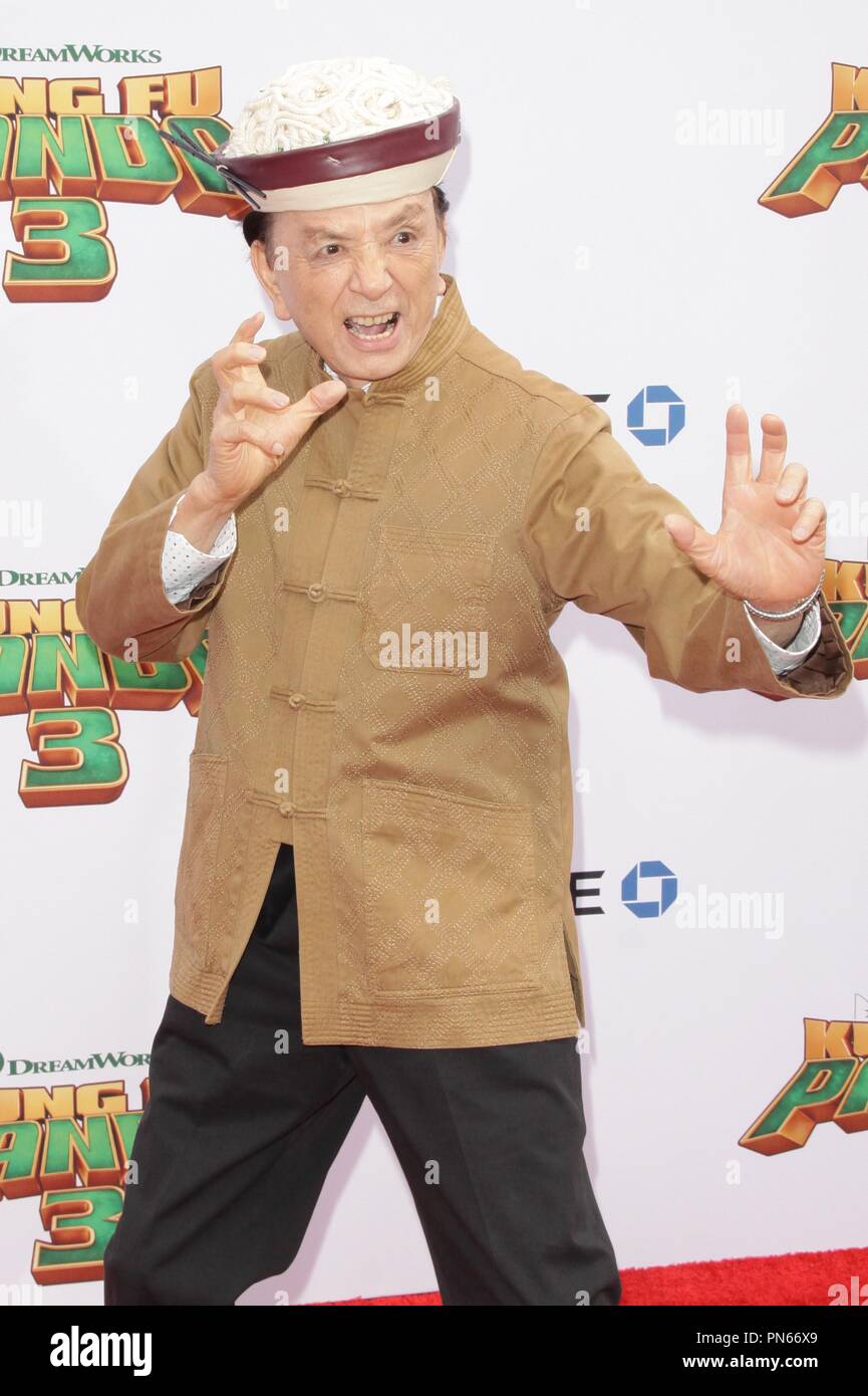 James Hong 01/16/2016 The World Premiere of "Kung Fu Panda 3" held at