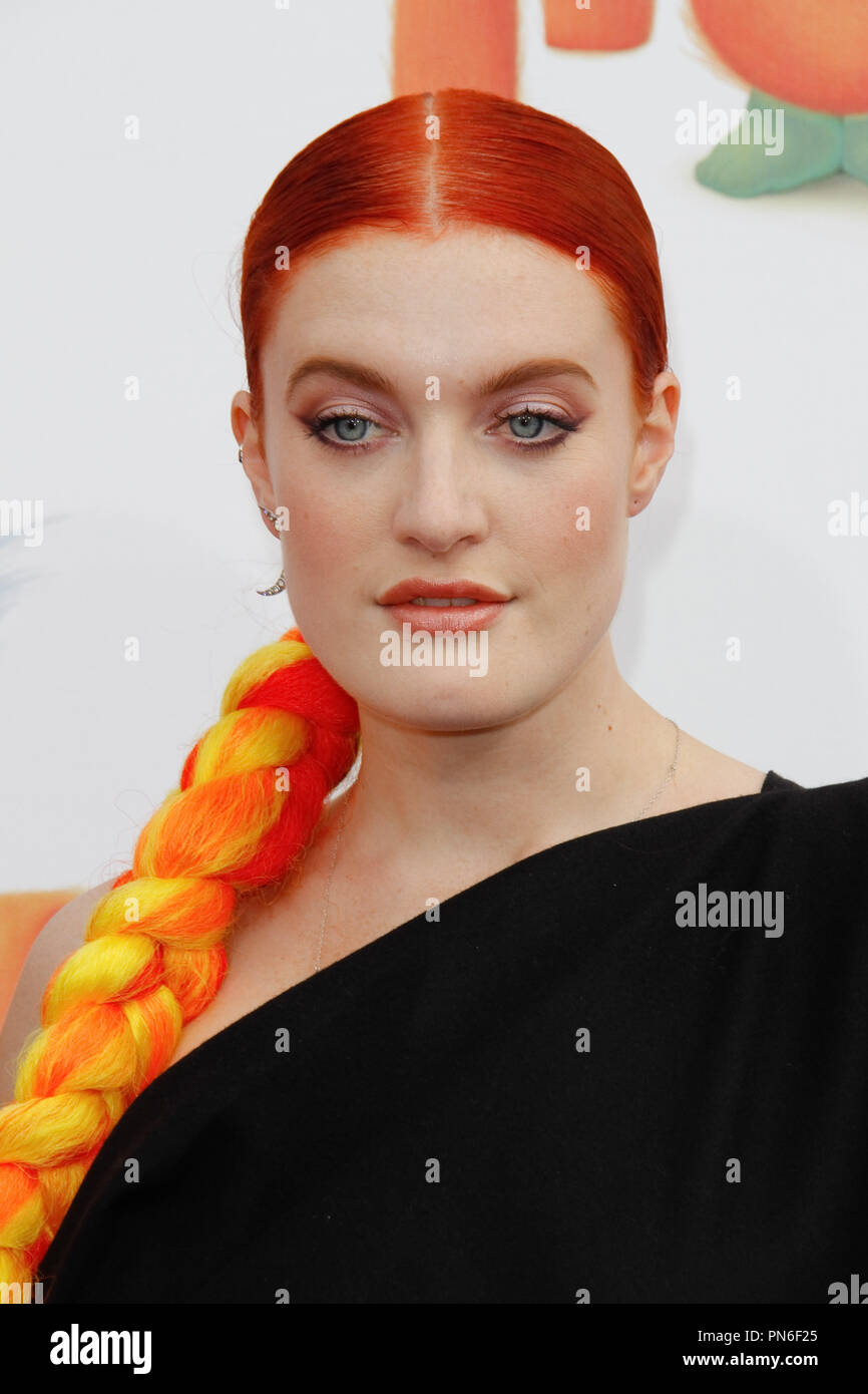 Icona Pop (Caroline Hjelt) at the Premiere of DreamWorks Animation and ...