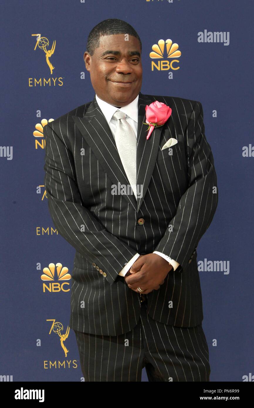 Los Angeles, CA, USA. 17th Sep, 2018. Tracy Morgan at arrivals for 70th Primetime Emmy Awards 2018 - ARRIVALS, Microsoft Theater, Los Angeles, CA September 17, 2018. Credit: Priscilla Grant/Everett Collection/Alamy Live News Stock Photo