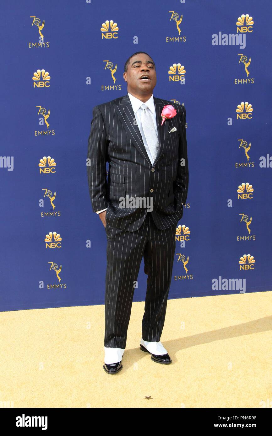 Los Angeles, CA, USA. 17th Sep, 2018. Tracy Morgan at arrivals for 70th Primetime Emmy Awards 2018 - ARRIVALS, Microsoft Theater, Los Angeles, CA September 17, 2018. Credit: Priscilla Grant/Everett Collection/Alamy Live News Stock Photo