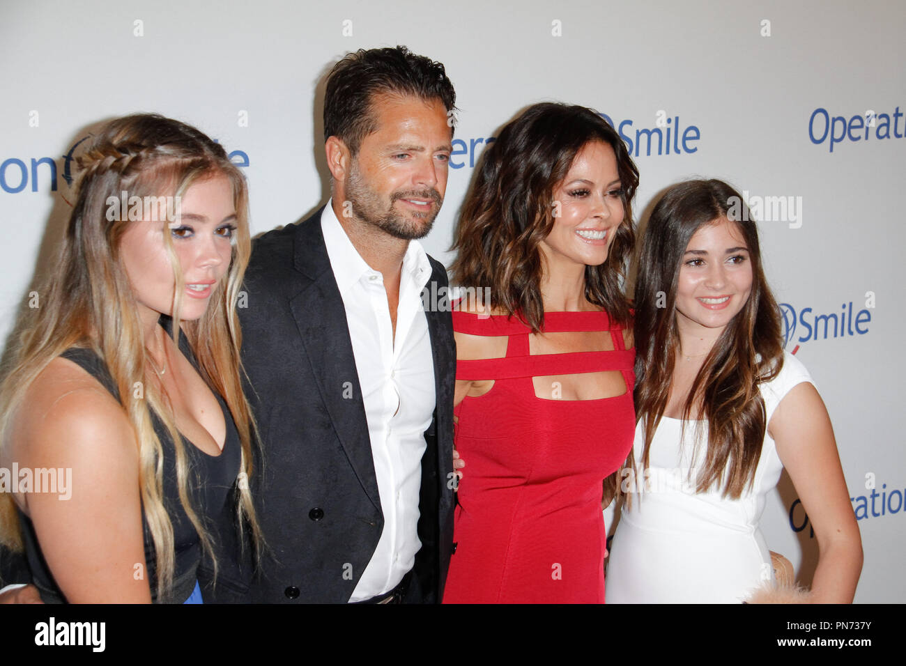 David Charvet, Brooke Burke-Charvet and family at the 2015 Operation Smile Gala held at the Beverly Wilshire Hotel in Beverly Hills, CA, October 2, 2015. Photo by Joe Martinez / PictureLux Stock Photo