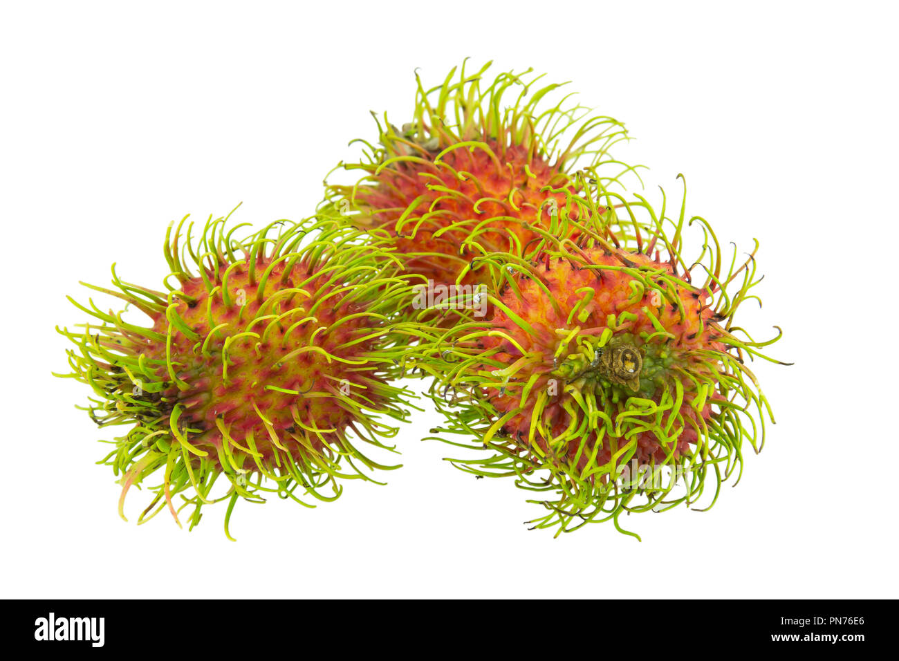 Rambutan isolated on white background Stock Photo - Alamy