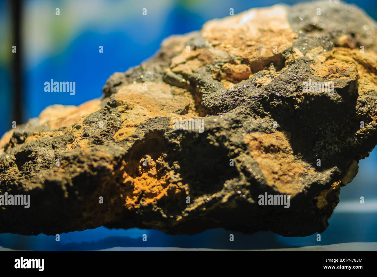 Ferberite Rock Specimen From Mining And Quarrying Industries Ferberite Is The Iron Endmember Of The Manganese Iron Wolframite Solid Solution Series Stock Photo Alamy