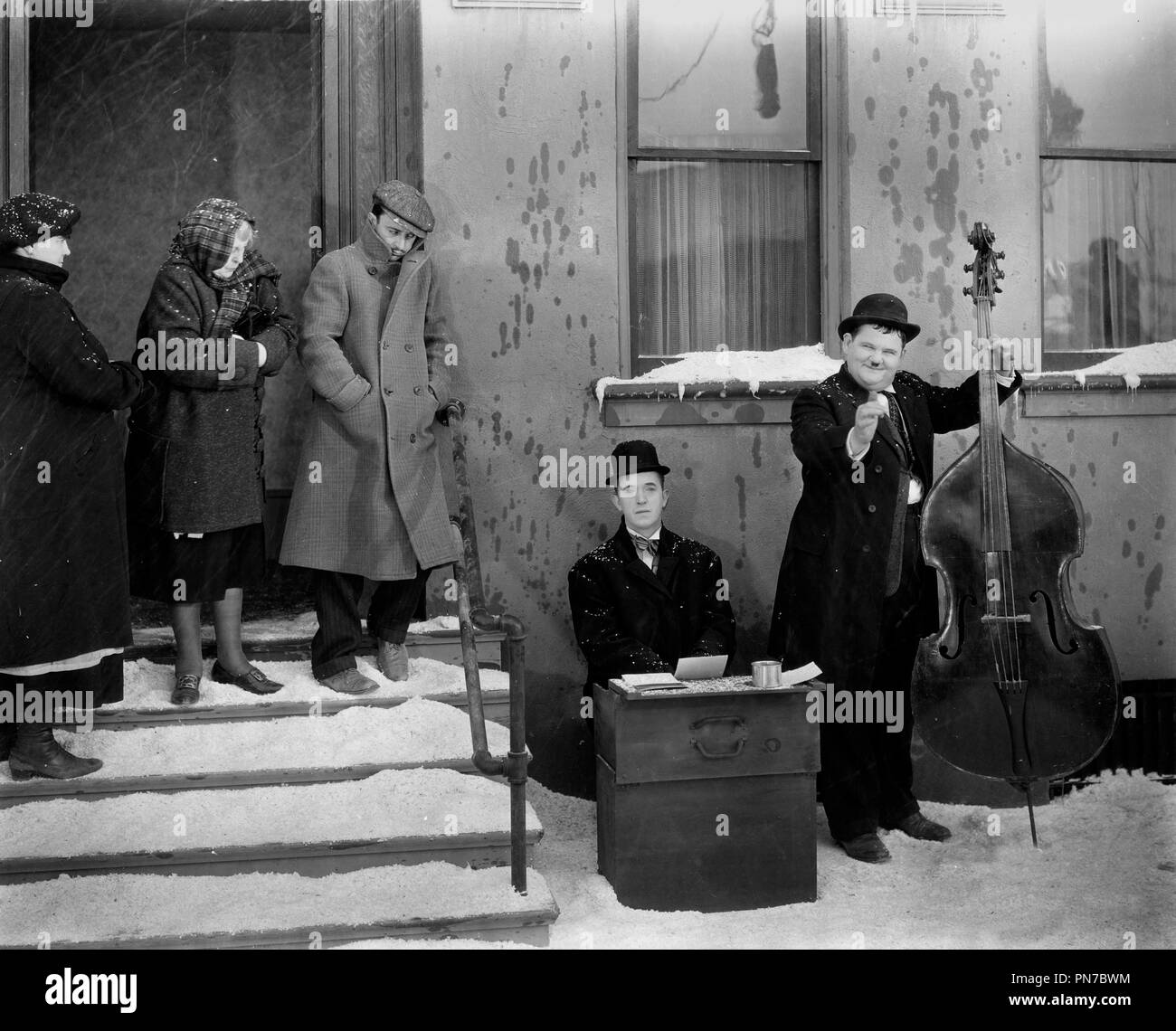 Below Zero Stan Laurel Oliver Hardy Stock Photos & Below Zero Stan